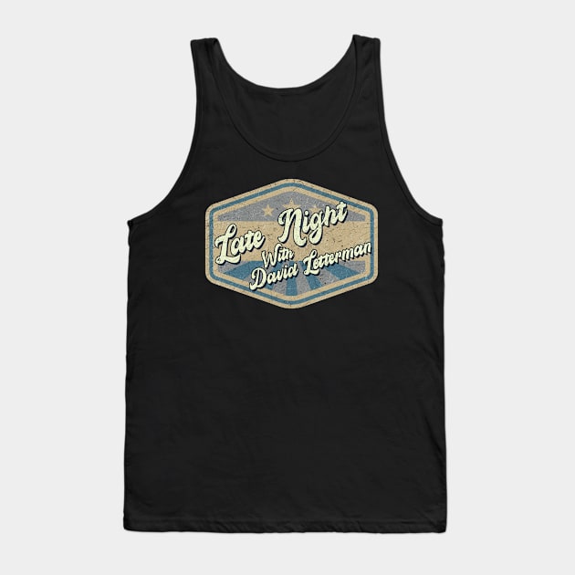 vintage Late Night with David Letterman Tank Top by KOKOS PAPA